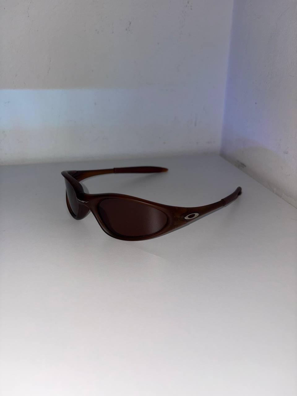OK Minute 1.0 Polarized Sunglasses Brown – Vintage Y2K Wrap Style