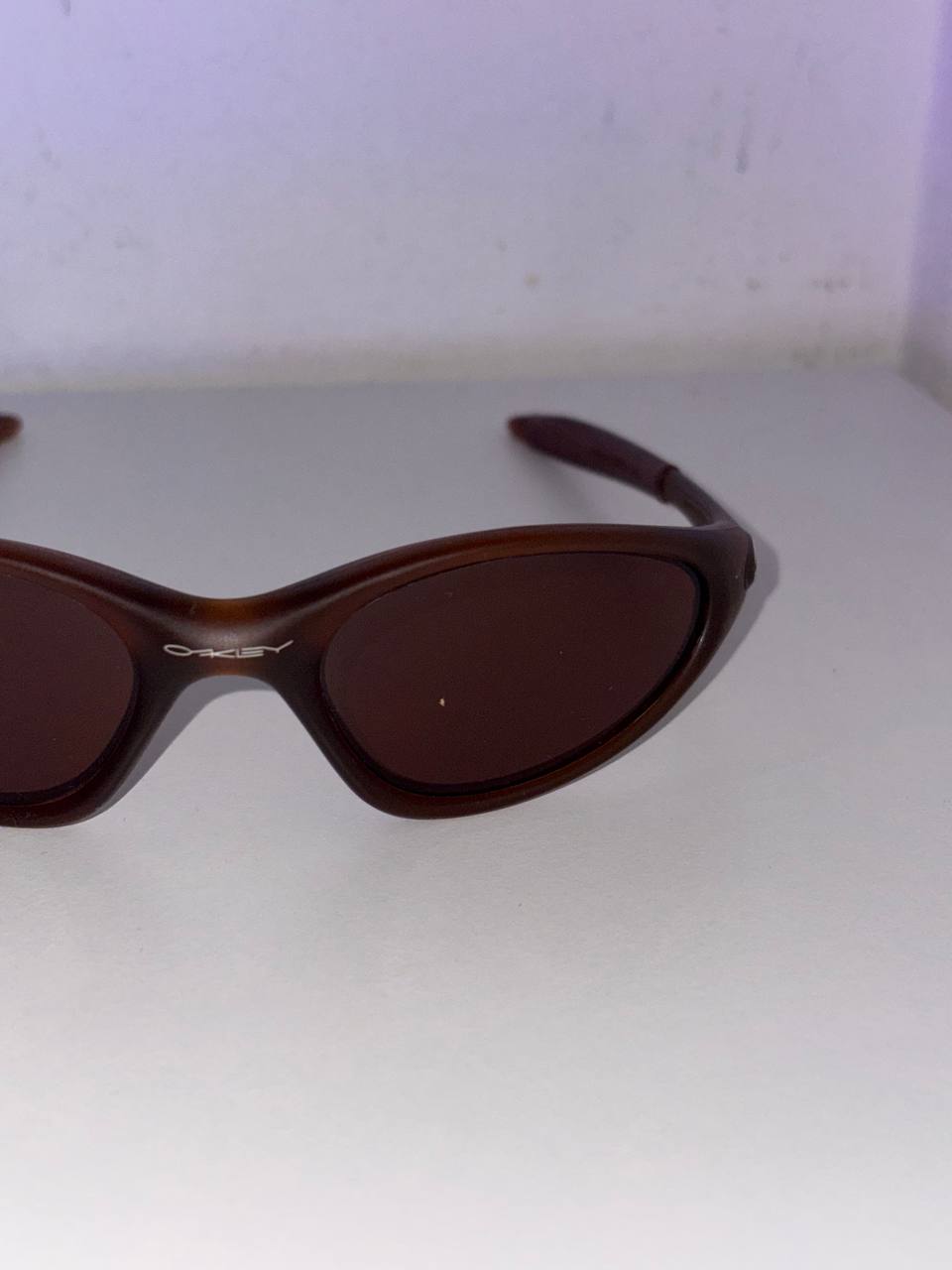 OK Minute 1.0 Polarized Sunglasses Brown – Vintage Y2K Wrap Style