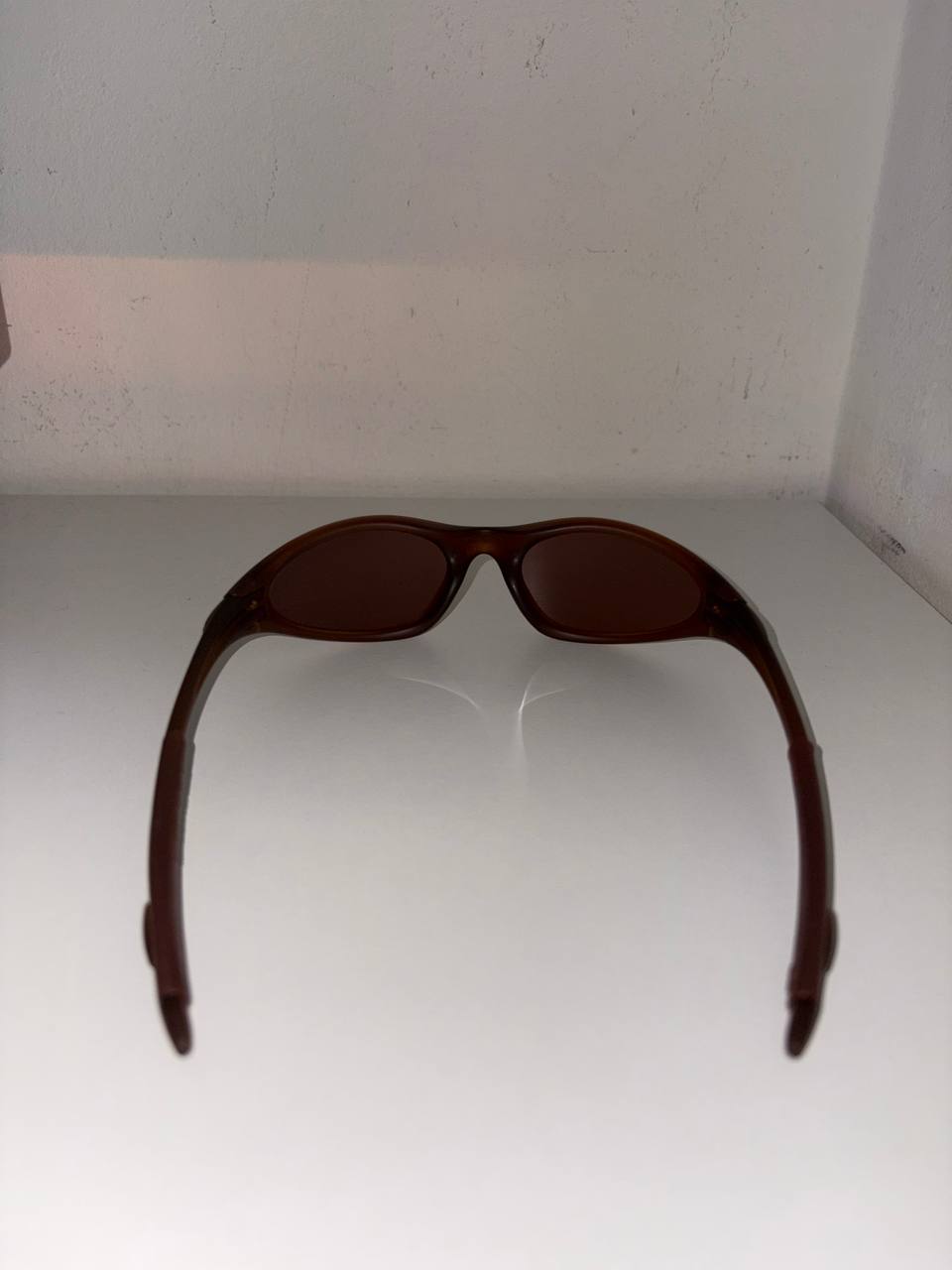 OK Minute 1.0 Polarized Sunglasses Brown – Vintage Y2K Wrap Style