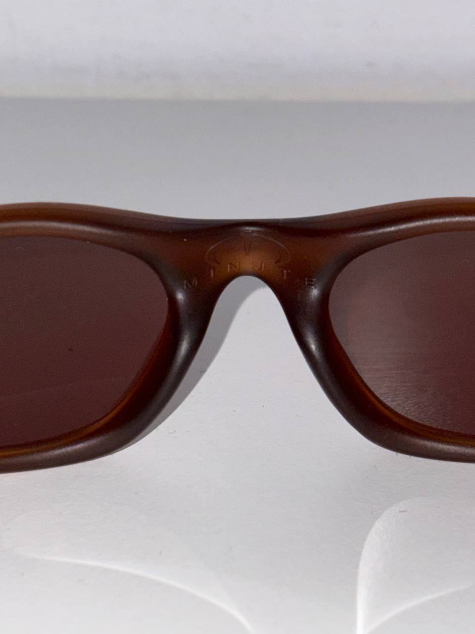 OK Minute 1.0 Polarized Sunglasses Brown – Vintage Y2K Wrap Style